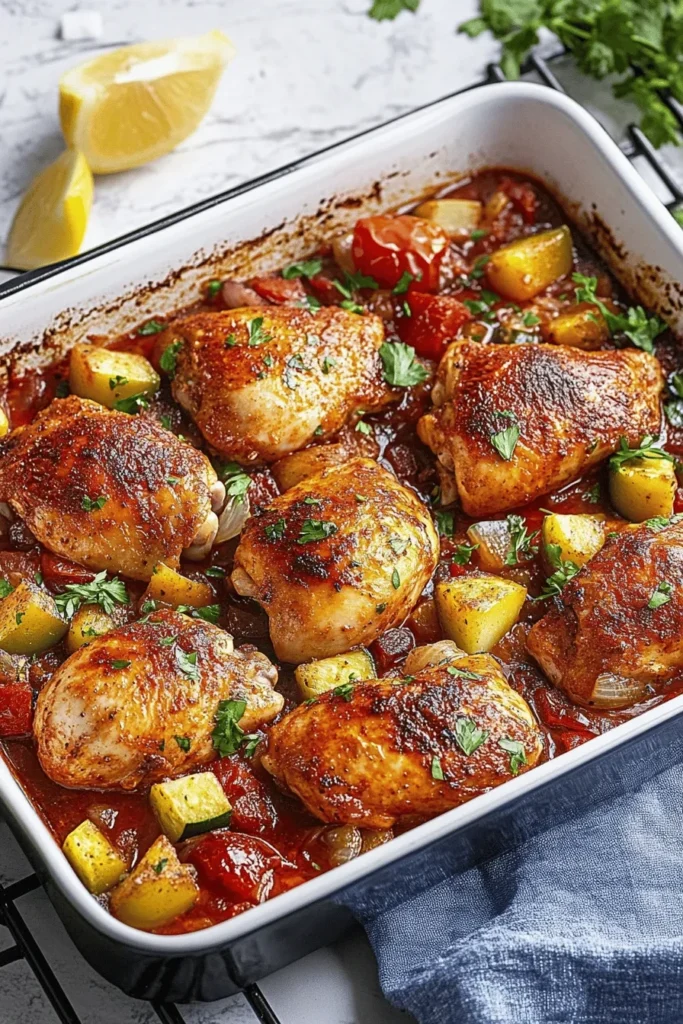 Pollo fino Rezept – Würziges Hähnchen aus dem Ofen mit knuspriger Haut