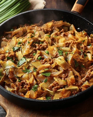 Weißkohl-Hackfleisch-Pfanne - so würzig & lecker