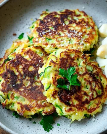Zucchinipuffer, einfach und schnell