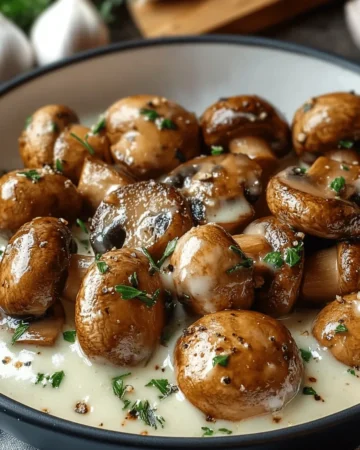 Champignons wie vom Weihnachtsmarkt