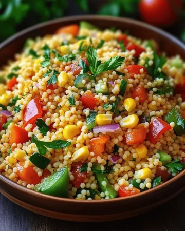 Couscous-Salat, lecker würzig
