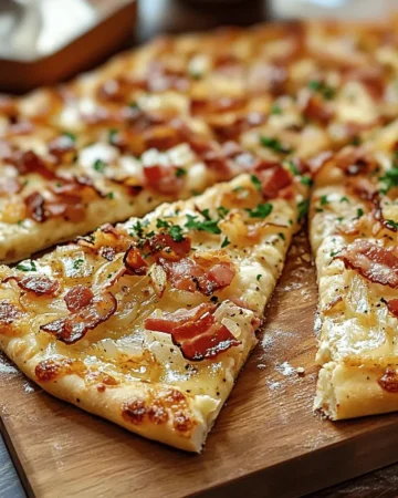 Einfacher Flammkuchen