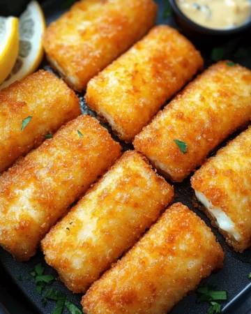 Fischstäbchen aus der Heißluftfritteuse