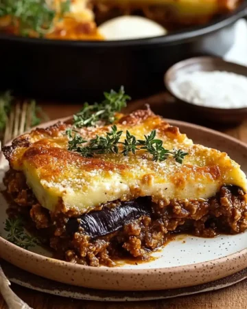 Goldbraune Moussaka