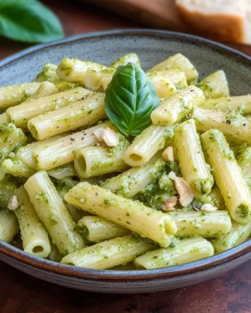 Nudeln mit Pesto3
