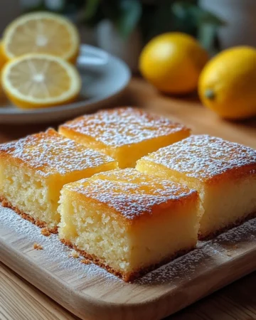 Saftiger Zitronenkuchen – Einfaches