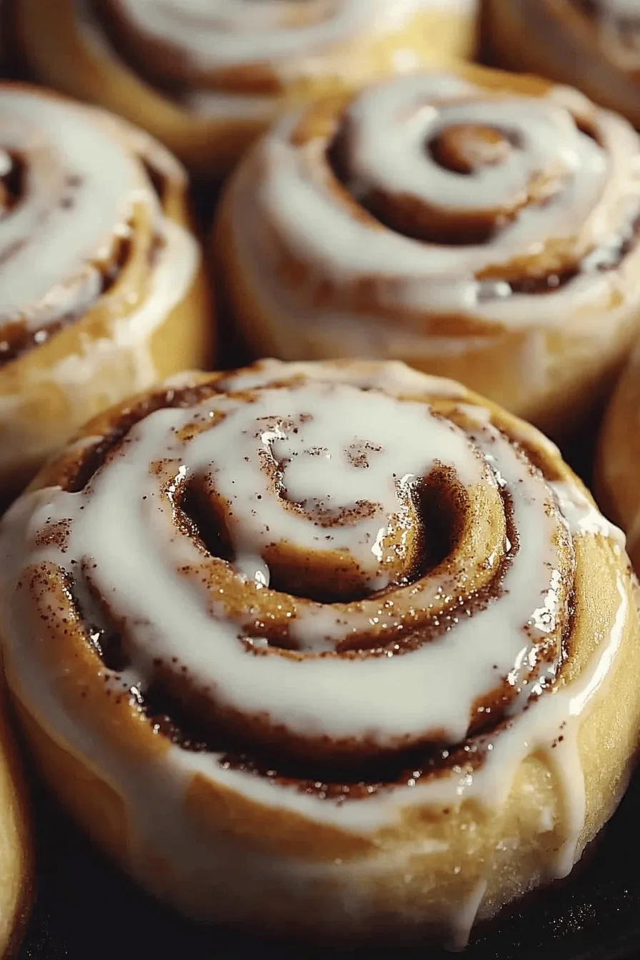 Perfekte Zimtschnecken mit Frischkäse-Glasur – Saftig &amp; Aromatisch
