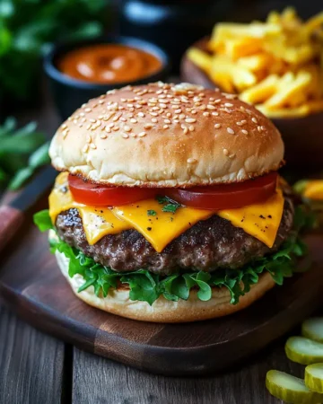 Burger aus der Heißluftfritteuse