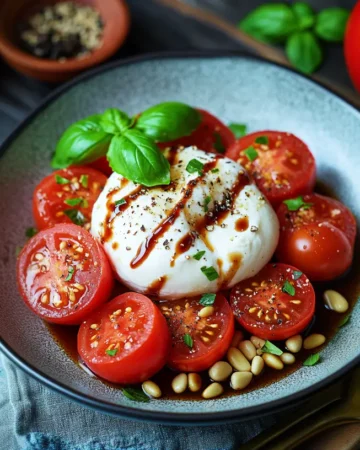 Burrata mit Tomate