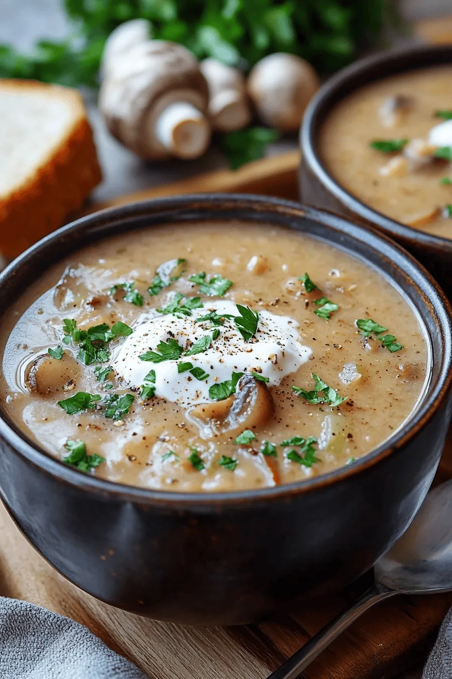 Champignonsuppe – ganz einfaches Rezept 5 Champignonsuppe – ganz einfaches Rezept