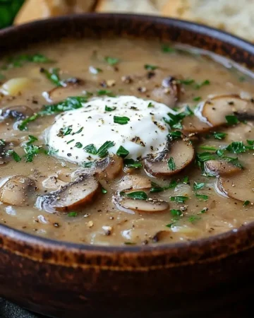 Champignonsuppe