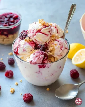 Cheesecake Eis ohne Eismaschine