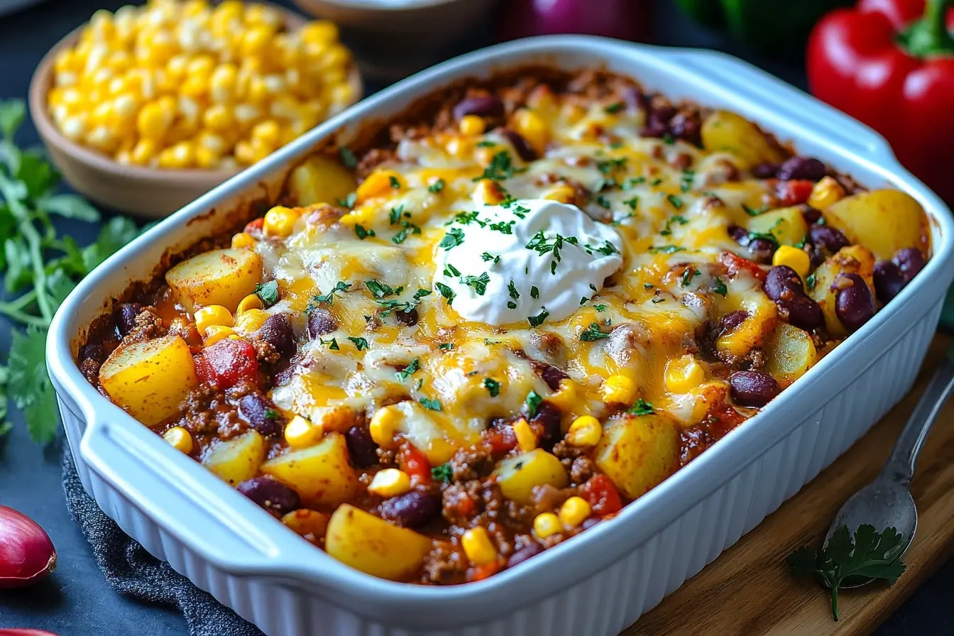 Chili-Con-Carne-Auflauf – Herzhaft, käsig & perfekt für die ganze Familie 5 Chili-Con-Carne-Auflauf