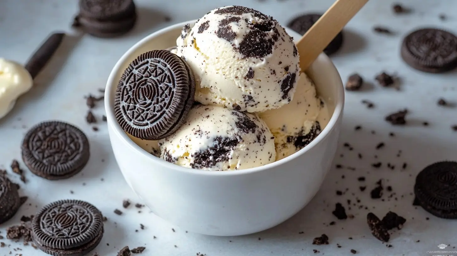 Oreo-Eis ohne Eismaschine – Cremig & in 10 Min 5 Oreo-Eis