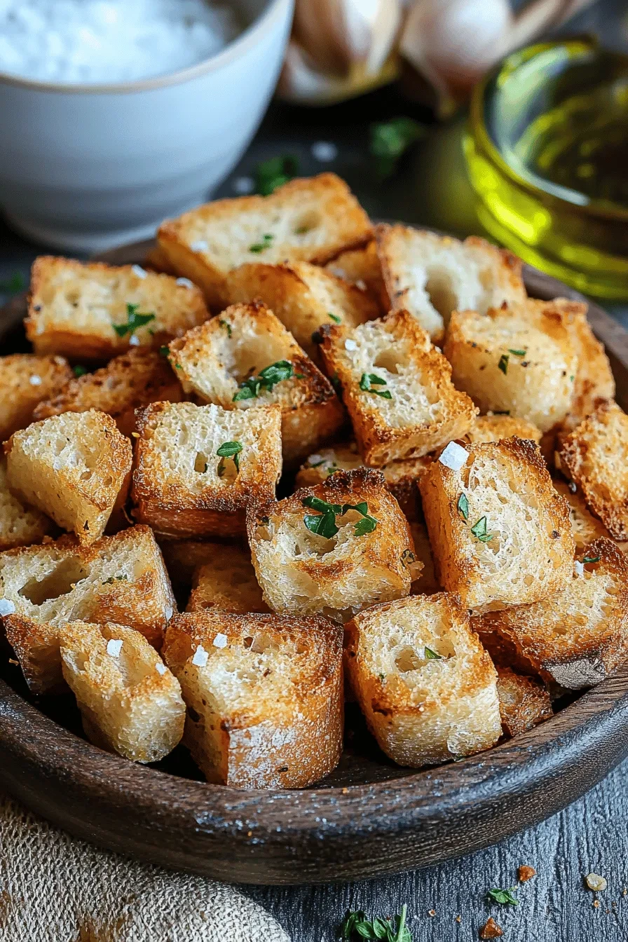 Knusprige Croûtons aus der Heißluftfritteuse – in nur 10 Minuten! 5 CROÛTONS AUS DER HEISSLUFTFRITTEUSE: KNUSPRIGER GEHT’S NICHT!