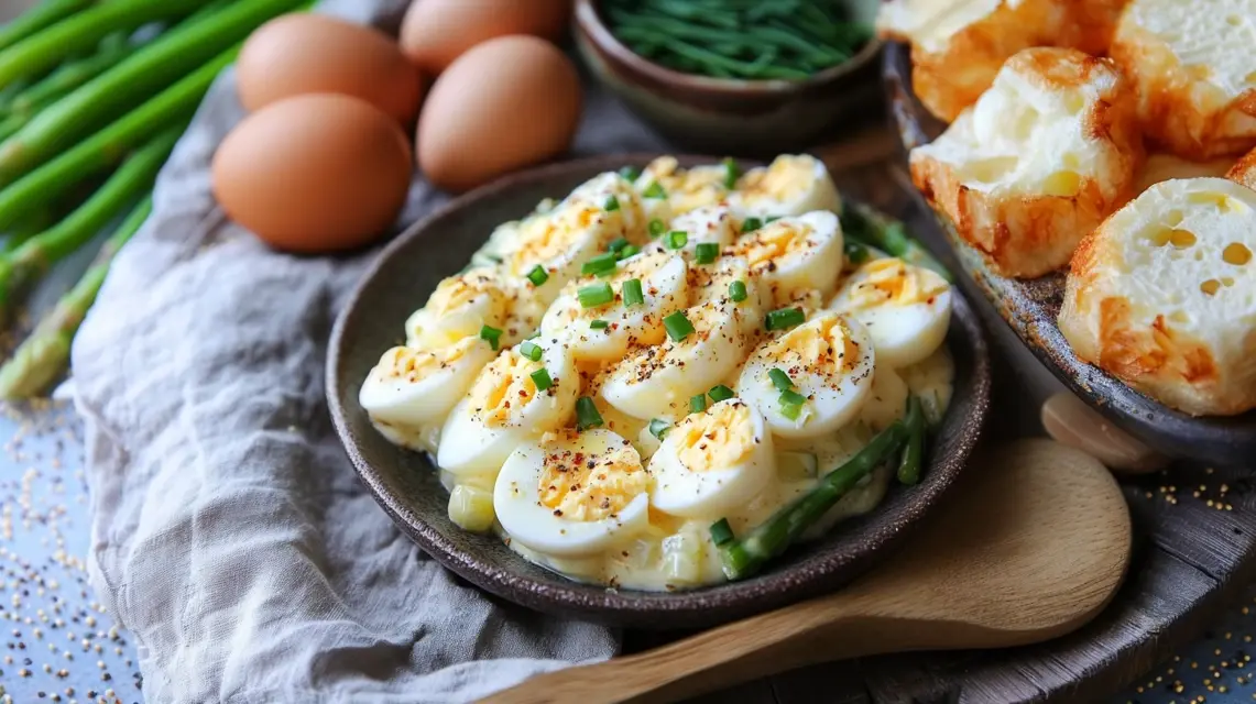 EIERSALAT MIT SPARGEL: DAS BESTE REZEPT IM FRÜHLING 5 Eierstich selber machen