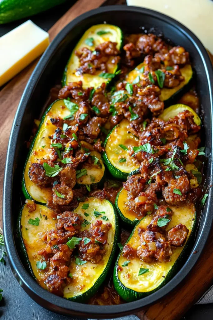 GEFÜLLTE ZUCCHINI