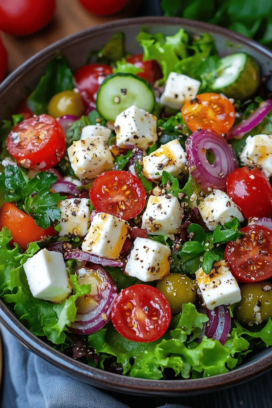 Bunter gemischter Salat mit Honig-Senf-Dressing 5 GEMISCHTER SALAT