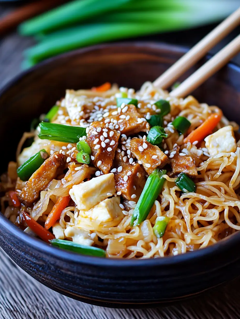 Gebratene Nudeln mit Hähnchen & Ei – wie vom Asia-Imbiss! 5 GEBRATENE NUDELN