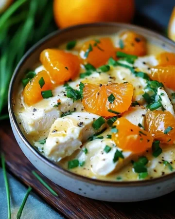 Geflügelsalat mit Mandarinen