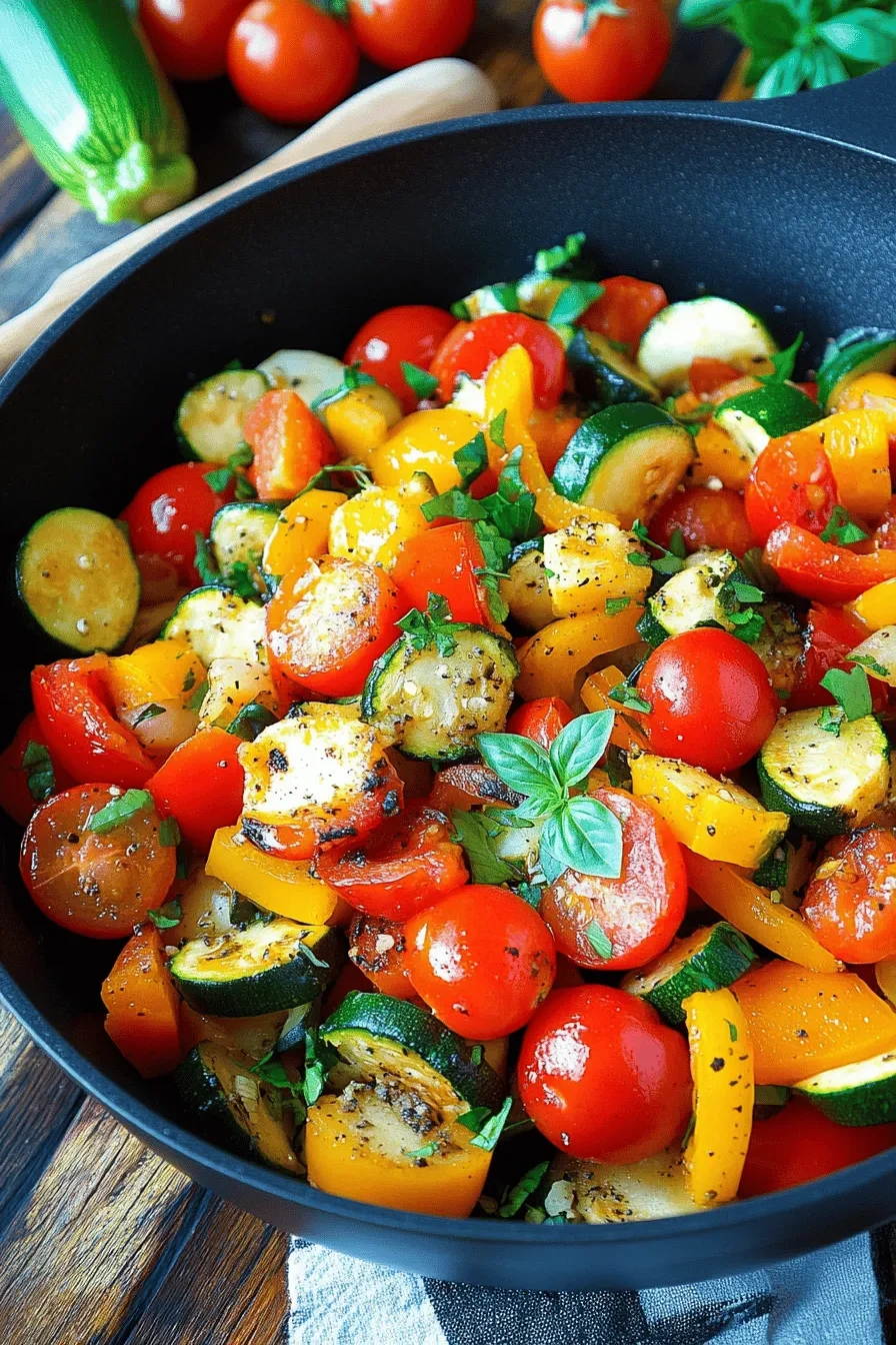 Gemüsepfanne – einfach und vegetarisch 5 Gemüsepfanne – einfach und vegetarisch