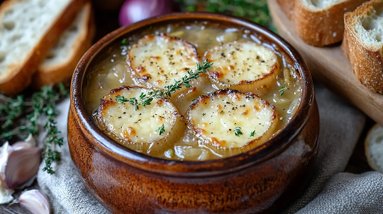 Zwiebelsuppe nach französischer Art – klassisch & herzhaft 5 Zwiebelsuppe nach französischer Art